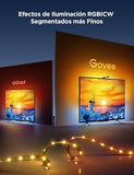 Govee Luces LED TV Retroiluminación 3 Lite con Fish-Eye Función, WiFi RGBICW de 3,6 M con Cámara, 4 Colores en 1 Lámpara, Tira LED adecuado para TV de 55 a 65 pulgadas, Control por Voz y Aplicación [Clase de eficiencia energética G]