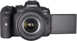 CANON EOS R6 Cámara Mirrorless + Objetivo RF 24-105 mm F4-7.1 IS STM, Cámara Evil Full Frame (20,1 MP) -6.5 EV, Vídeo 4K 60p, Dual Pixel CMOS AF II, Pantalla Táctil de Ángulo Variable, Negro