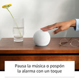 Echo Dot (5.ª generación, modelo de 2022) | Antracita + Meross Enchufe Inteligente Matter, compatible con Alexa - Kit de inicio de Hogar digital