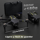 TTROARDS 19 Motor sin escobillas Drone con cámara 1080P para adultos 5G Wifi Lente ajustable Nivel de protección contra el One Touch Despegue/aterrizaje Altitud 40KM/H Hold Mini plegable Drone RC