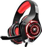 Tatybo Cascos Gaming, Auriculares Gaming con Graves Envolventes 3D, Micrófono Reducción De Ruido Y Almohadillas De Proteína, para Ps4 Ps5 Xbox PC Laptop