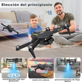 TTROARDS 19 Motor sin escobillas Drone con cámara 1080P para adultos 5G Wifi Lente ajustable Nivel de protección contra el One Touch Despegue/aterrizaje Altitud 40KM/H Hold Mini plegable Drone RC